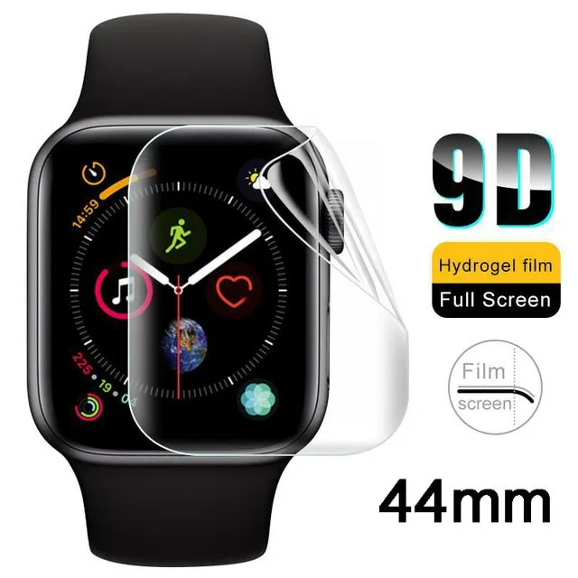 2Pcs Soft Hydrogel Full Screen Protector Film For Apple Watch 38mm 42mm 40mm 44mm Tempered Film For iwatch 4/3/2/1 Not Glass