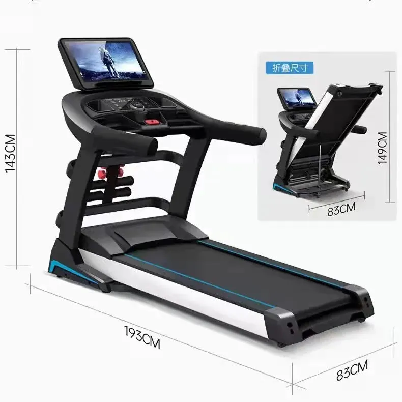 5.0HP 1-20km/H Wireless Heart Rate Treadmill