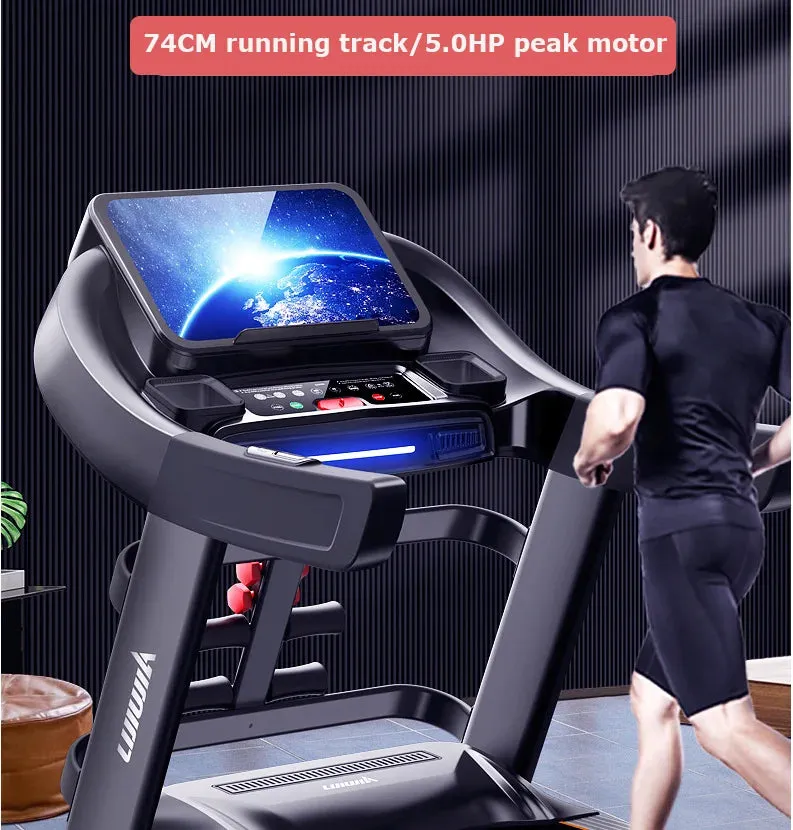 5.0HP 1-20km/H Wireless Heart Rate Treadmill