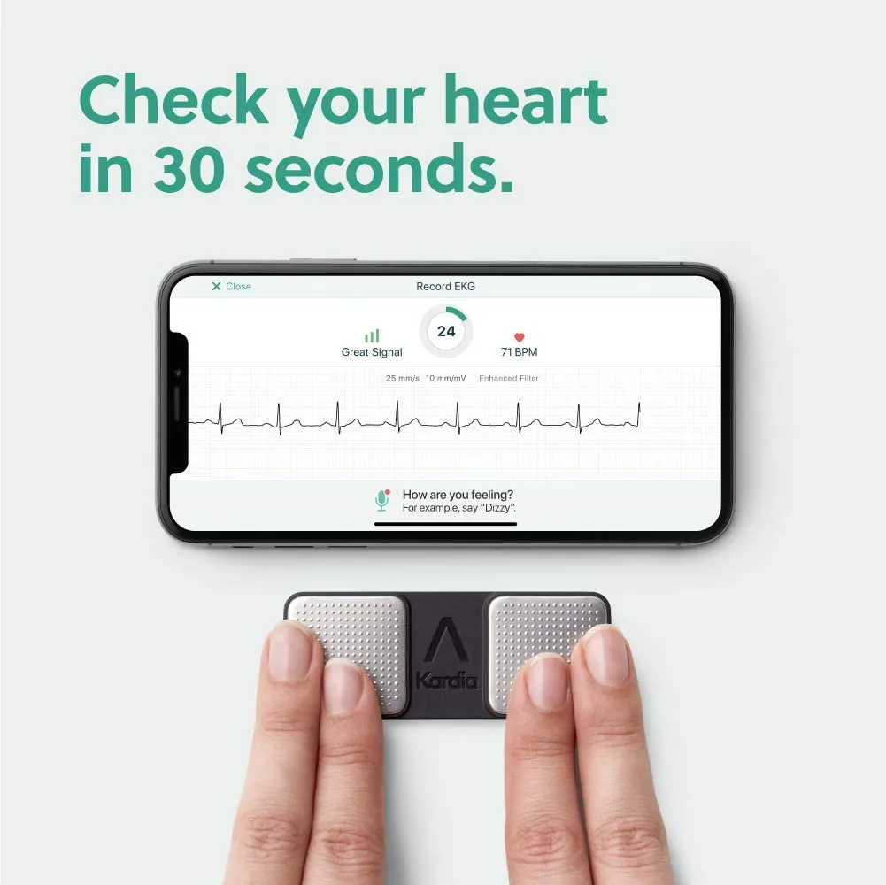 AliveCor KardiaMobile Personal EKG | FDA-Cleared | Detects AFib