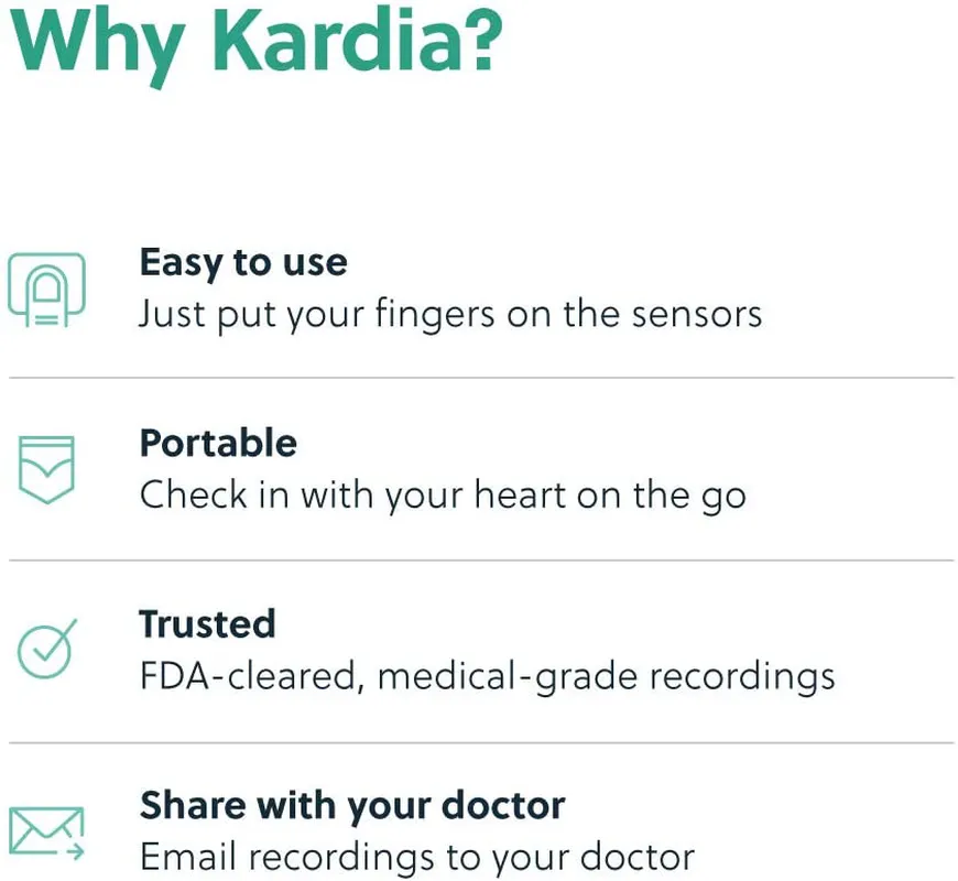 AliveCor KardiaMobile Personal EKG | FDA-Cleared | Detects AFib