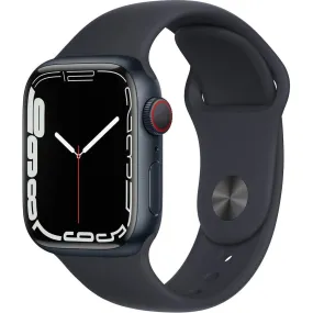 Apple Watch Series 7 (2021) GPS 41 mm - Aluminium Midnight - Sport band Black