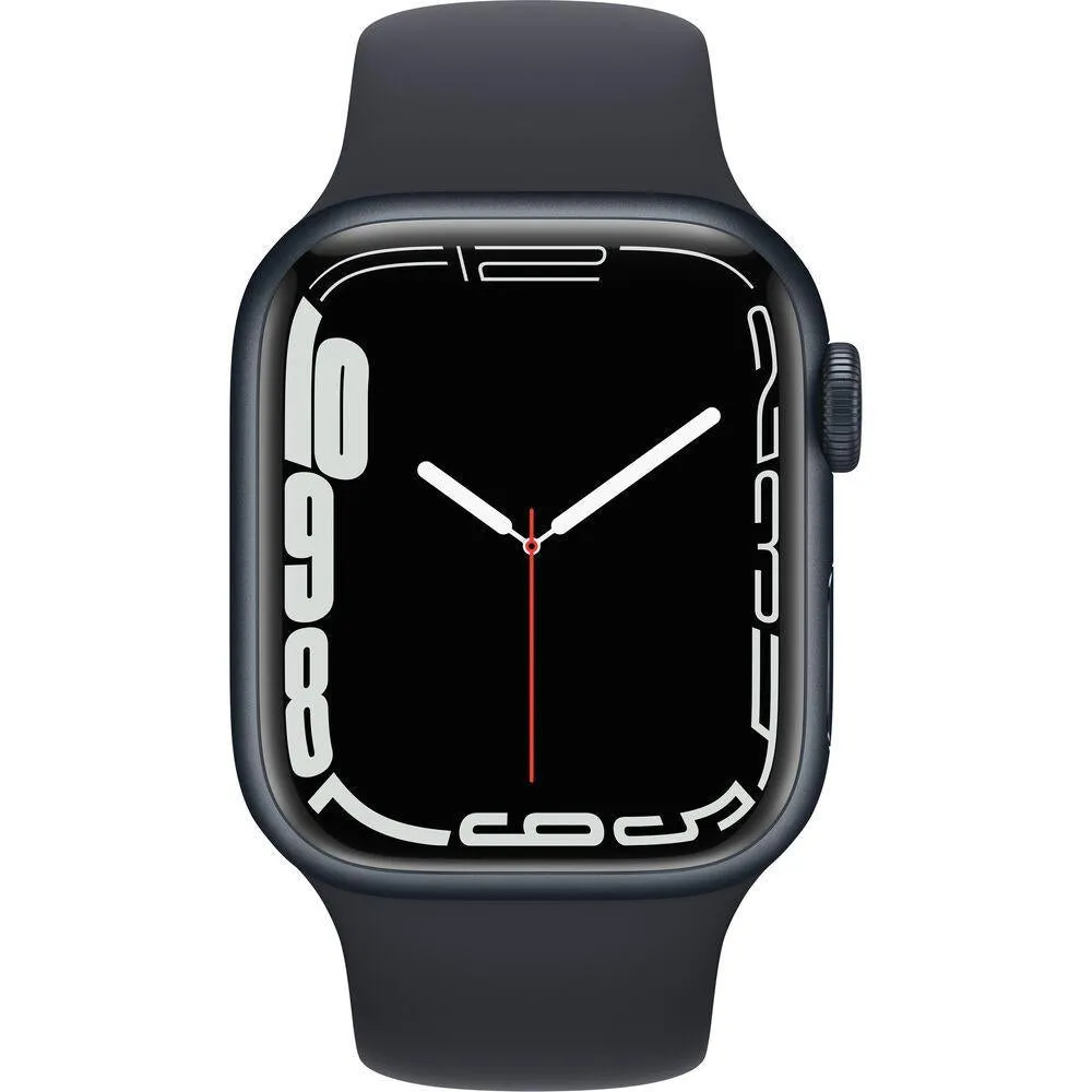 Apple Watch Series 7 (2021) GPS 41 mm - Aluminium Midnight - Sport band Black