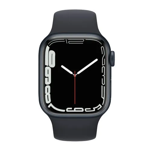 Apple Watch Series 7 45mm (GPS CELLULAR) Midnight Aluminum Case with Midnight Sport Band (3J410LL/A)