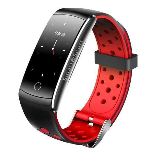 Bakeey Q8S IPS Color Screen Sport bluetooth IP68 Blood Pressure Smart Watch Wristband