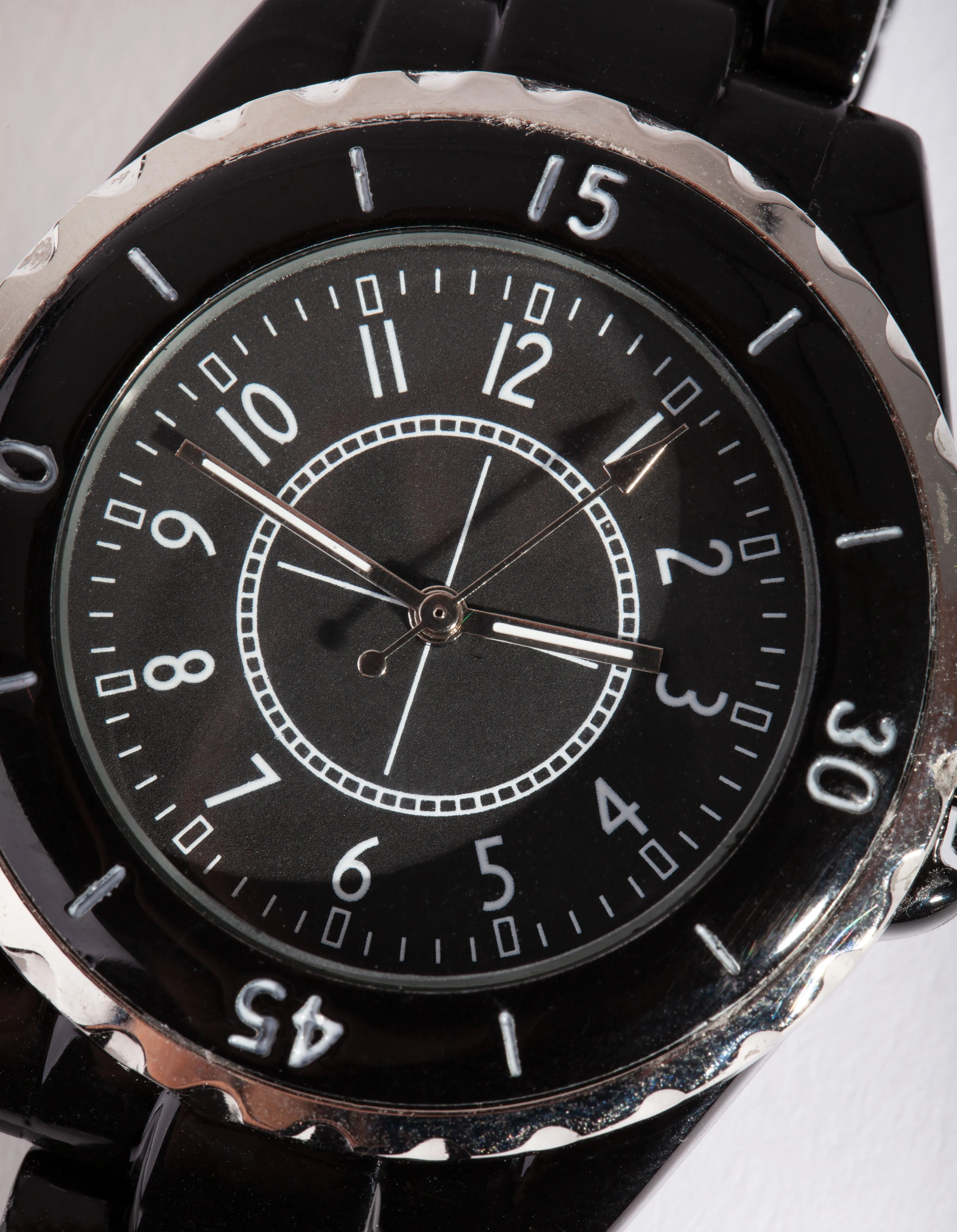 Black Coated Metal Watch