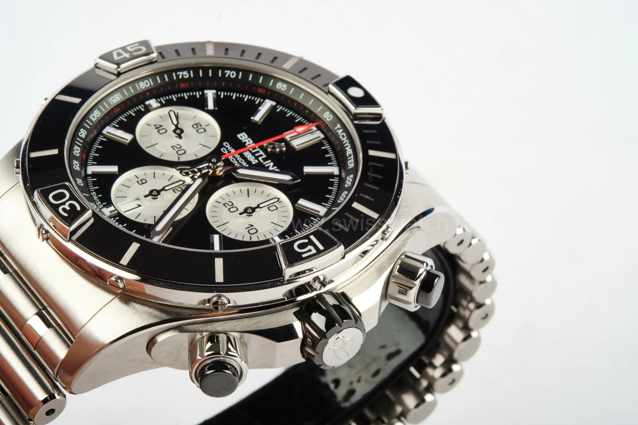 Breitling SUPER CHRONOMAT B01 44 Rouleaux Strap & Bracelet