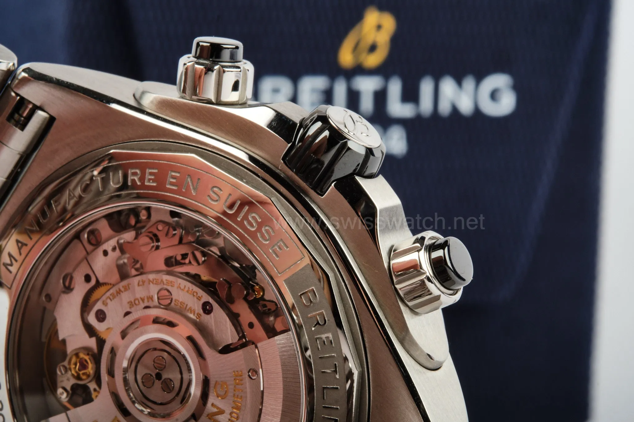 Breitling SUPER CHRONOMAT B01 44 Rouleaux Strap & Bracelet