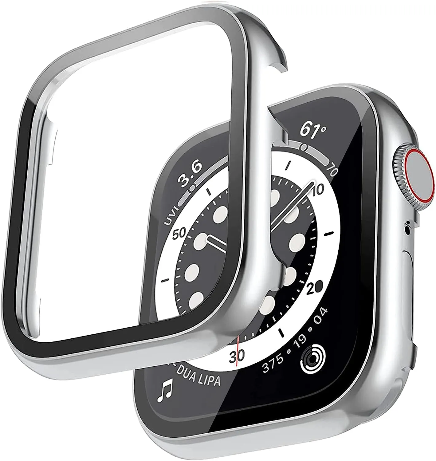 Bumper Case with Screen Protector for Apple Watch- Matte Finish