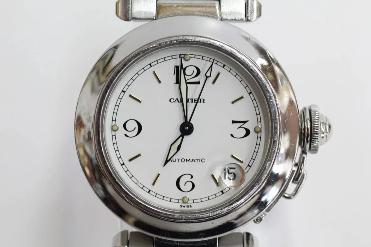 Cartier 35mm Pasha Stainless Steel Watch 2324 (Local pick-up only)