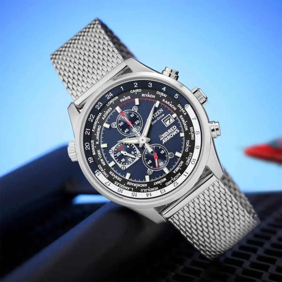 Citizen Red Arrows Chronograph 43mm Blue Eco-Drive Men's Watch