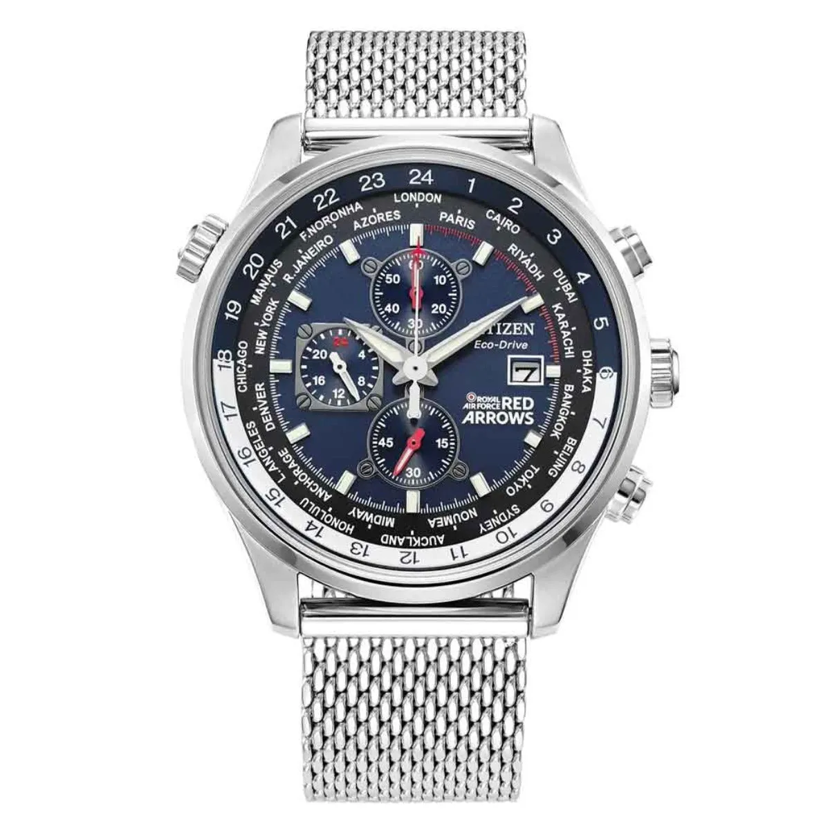 Citizen Red Arrows Chronograph 43mm Blue Eco-Drive Men's Watch