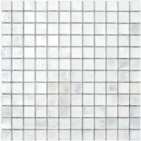 Cotton Cubes, 7/8" x 7/8" - Glass Tile