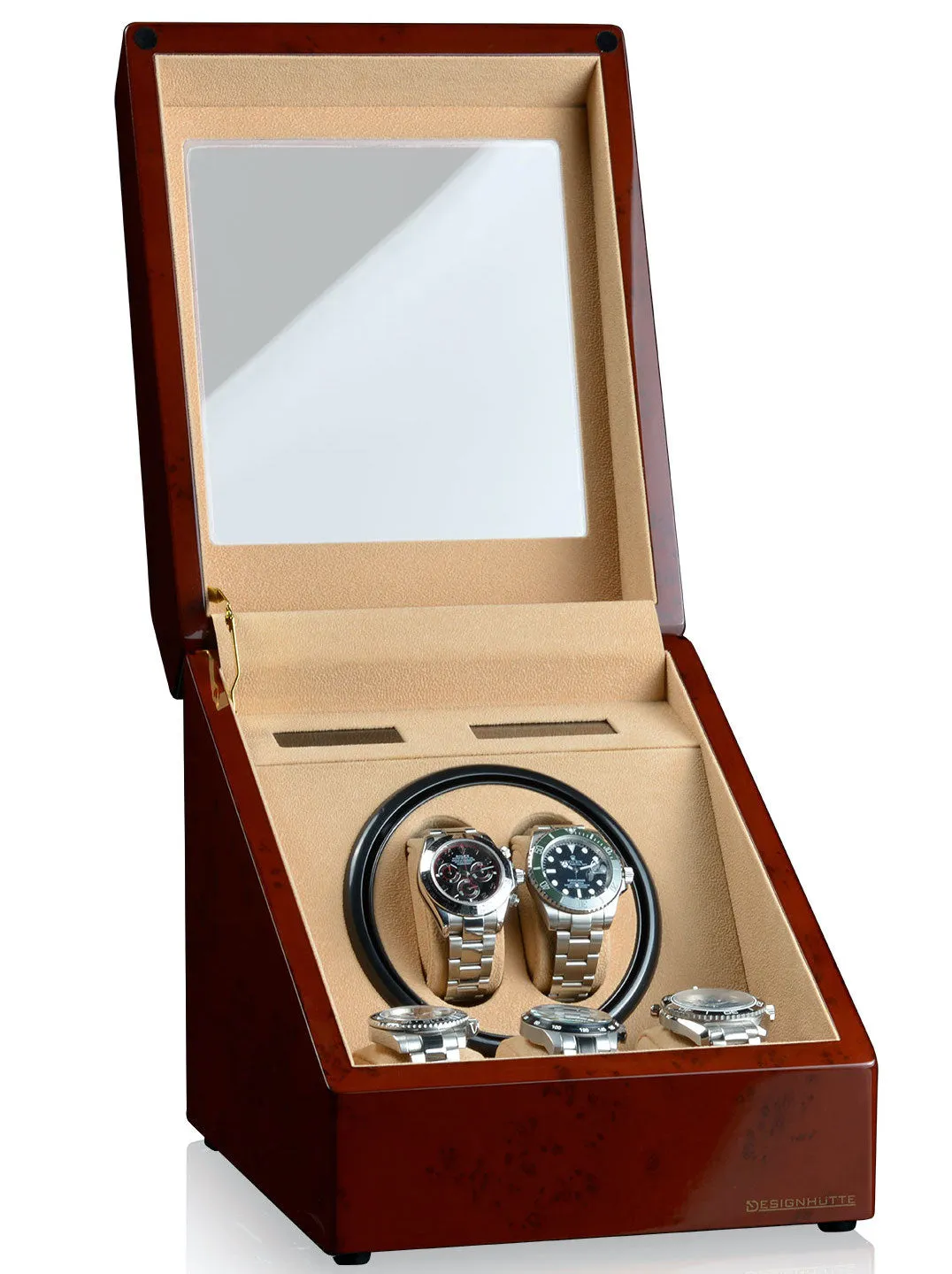 DH Watch Winder Monaco Burlwood