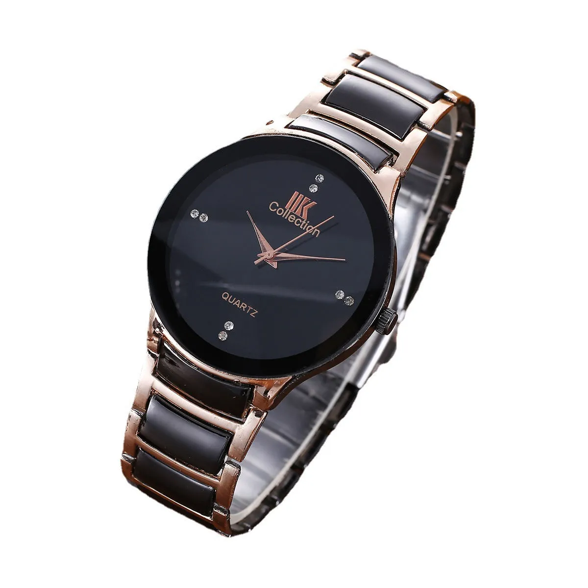 Fashion Fashion Business Elegant British Style Steel Belt Quartz Watch and Bracelet Set