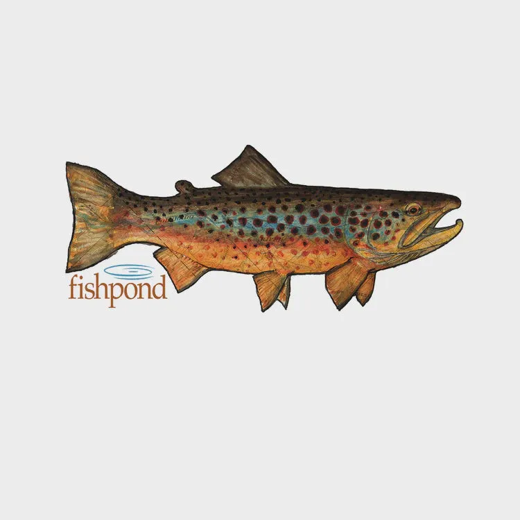 Fishpond Local Sticker 6"