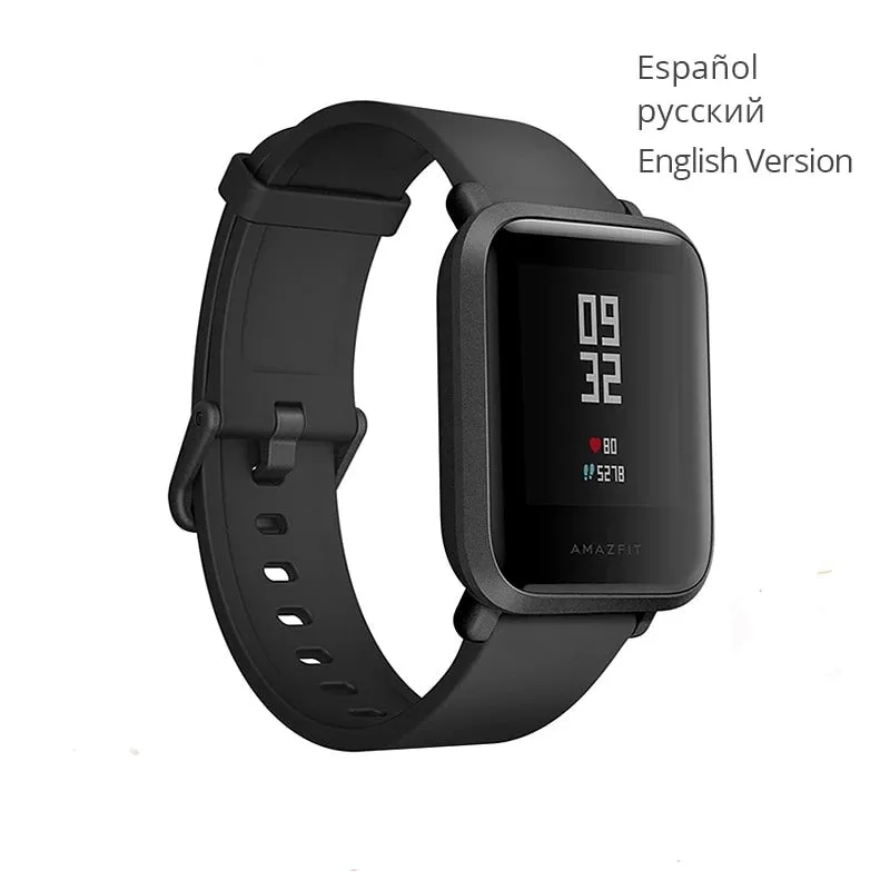 Global Version Xiaomi Huami Amazfit Bip Smart Watch GPS Gloness Smartwatch Smart-watch Watchs 45 Days Standby for Phone MI8 IOS