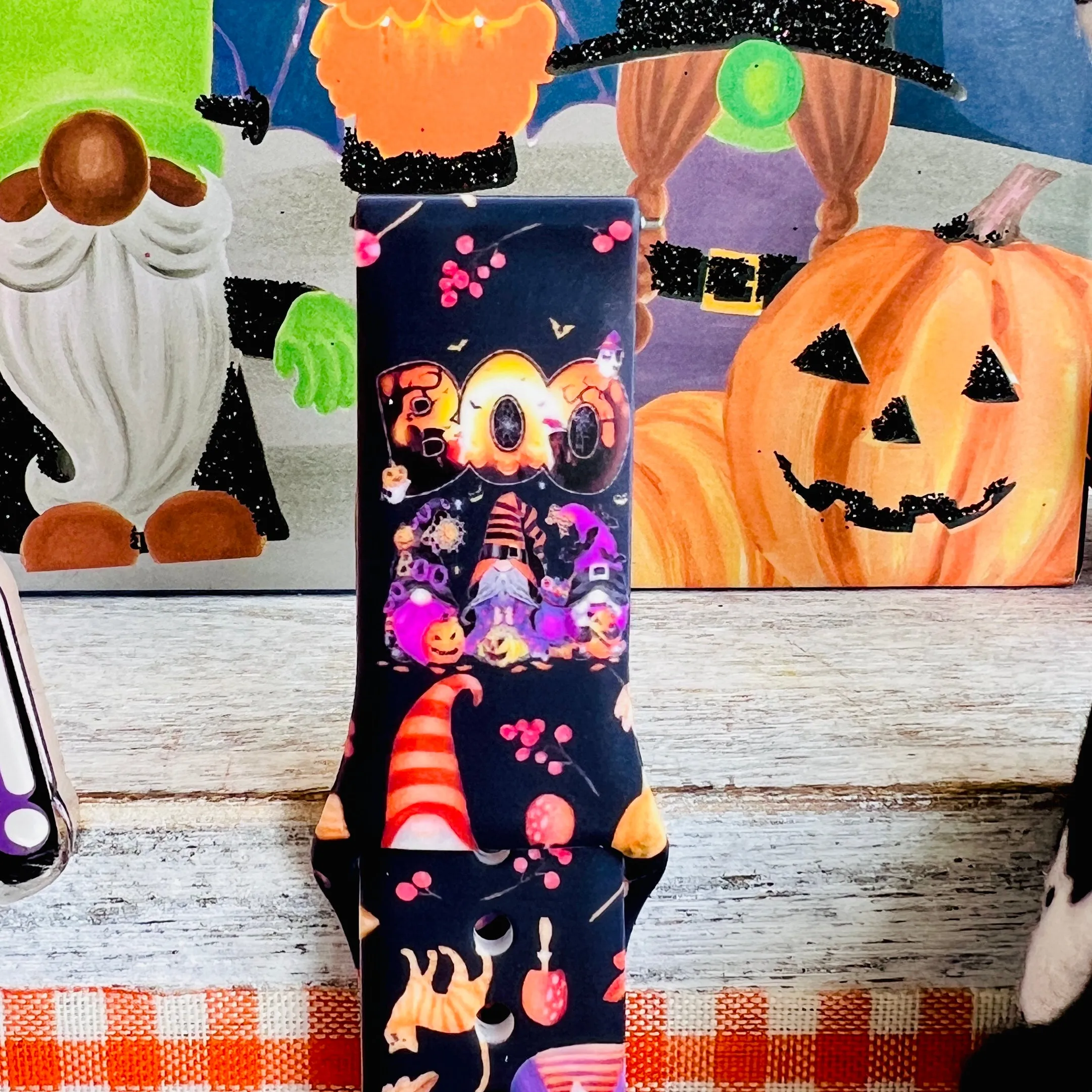 Halloween Gnome Print Silicone Band For Fitbit Versa 1/2