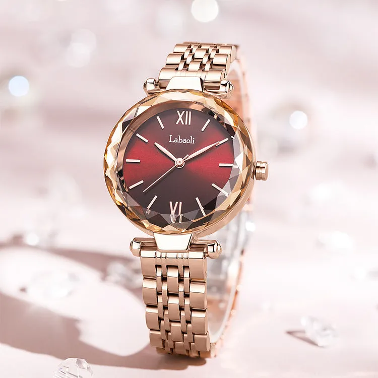 Laboli Wine Red Steel Watch