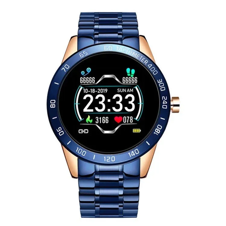 LIGE Smart Watch 122C Blue and Gold