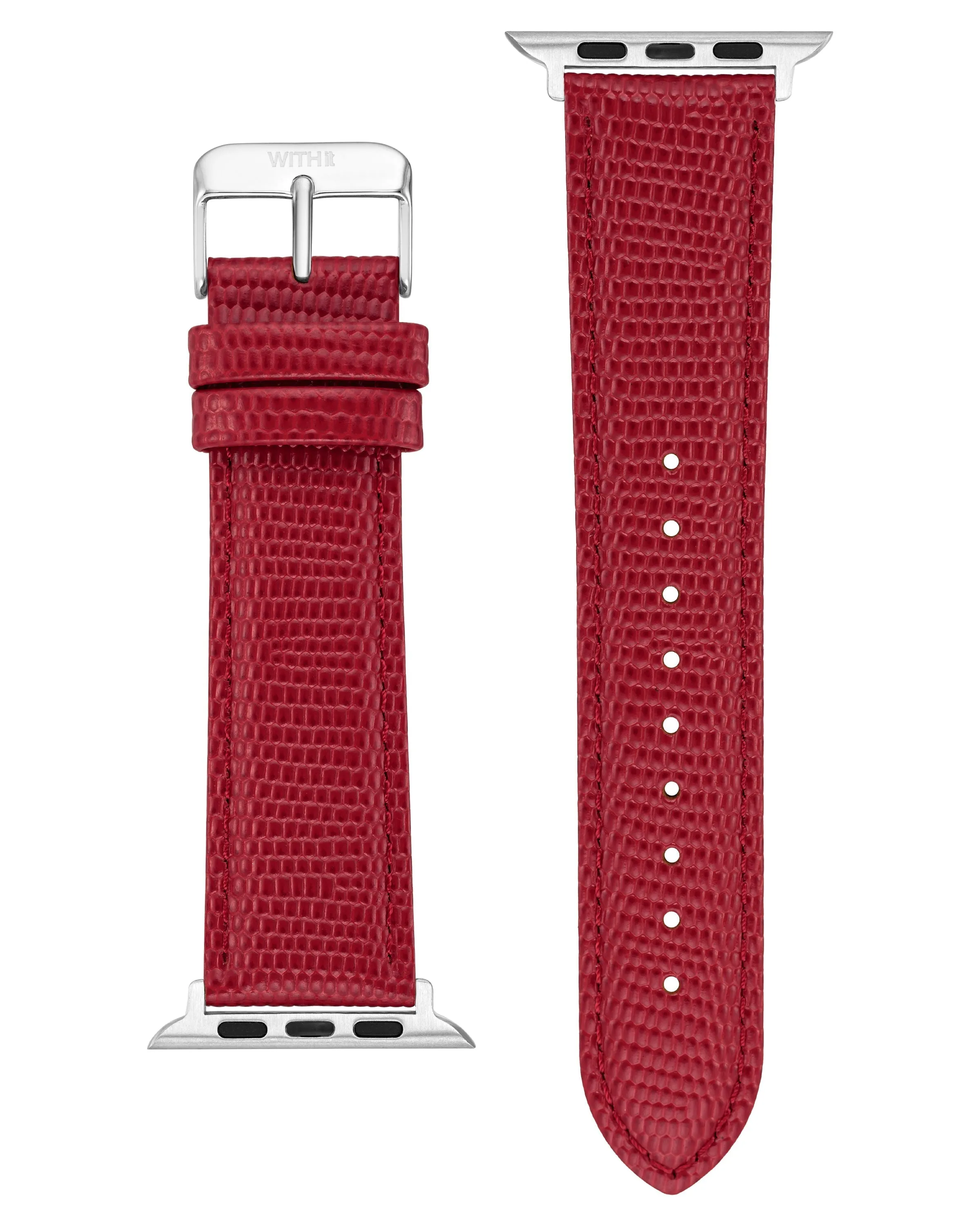 Lizard Grain Leather Band for Apple Watch®