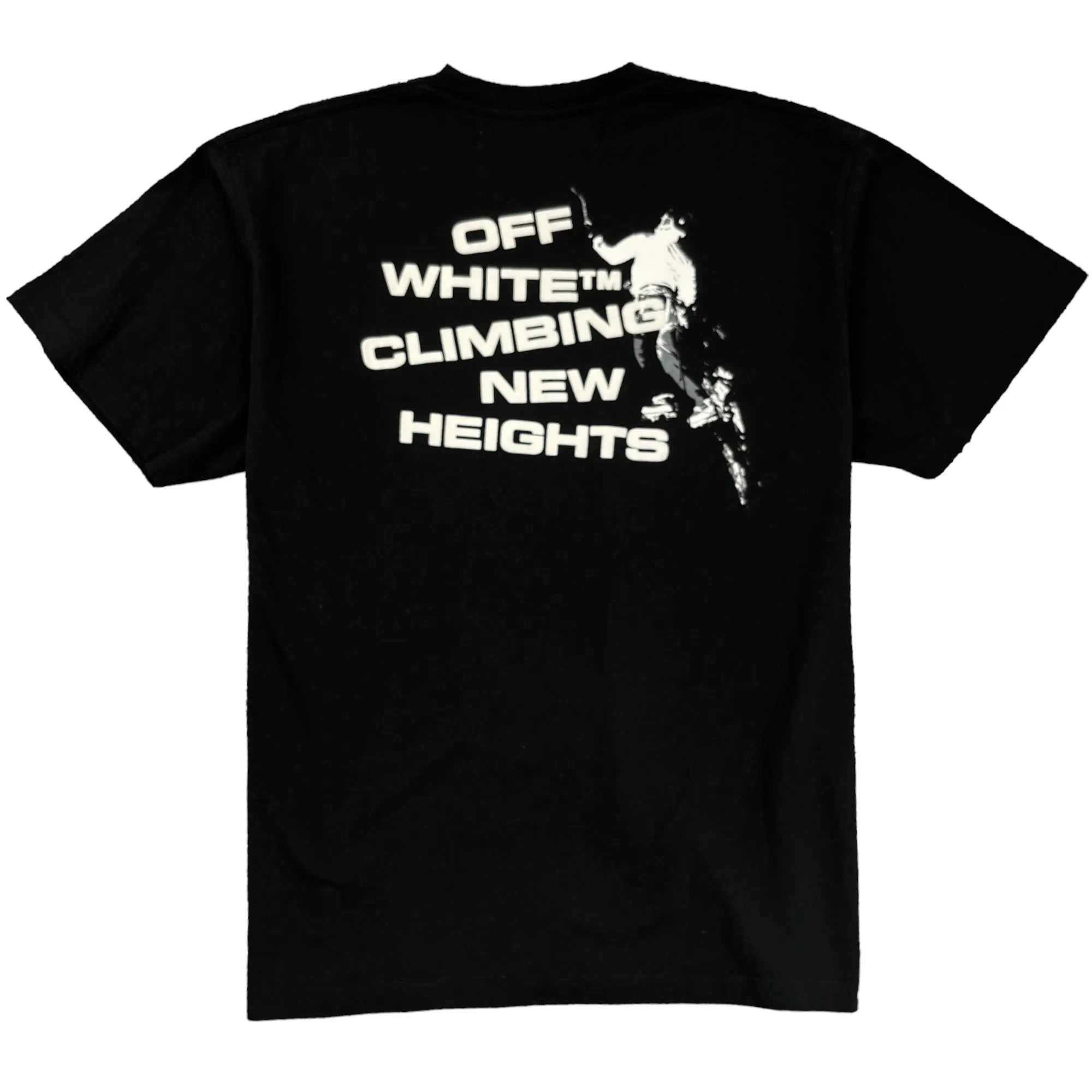 Men's Mountain Climbing Logo T-Shirt Black Size M