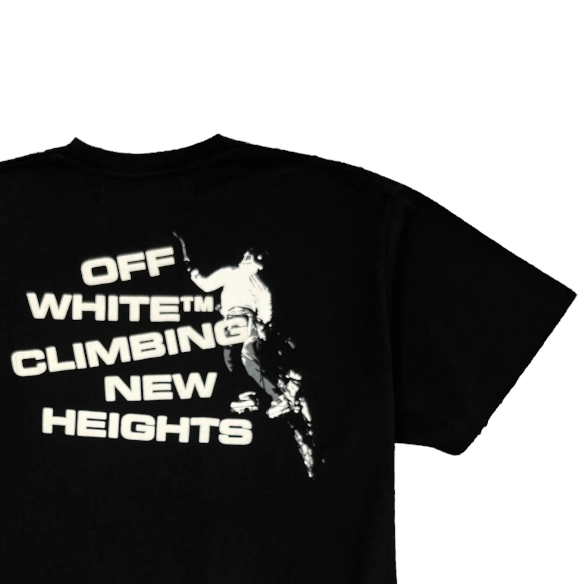 Men's Mountain Climbing Logo T-Shirt Black Size M