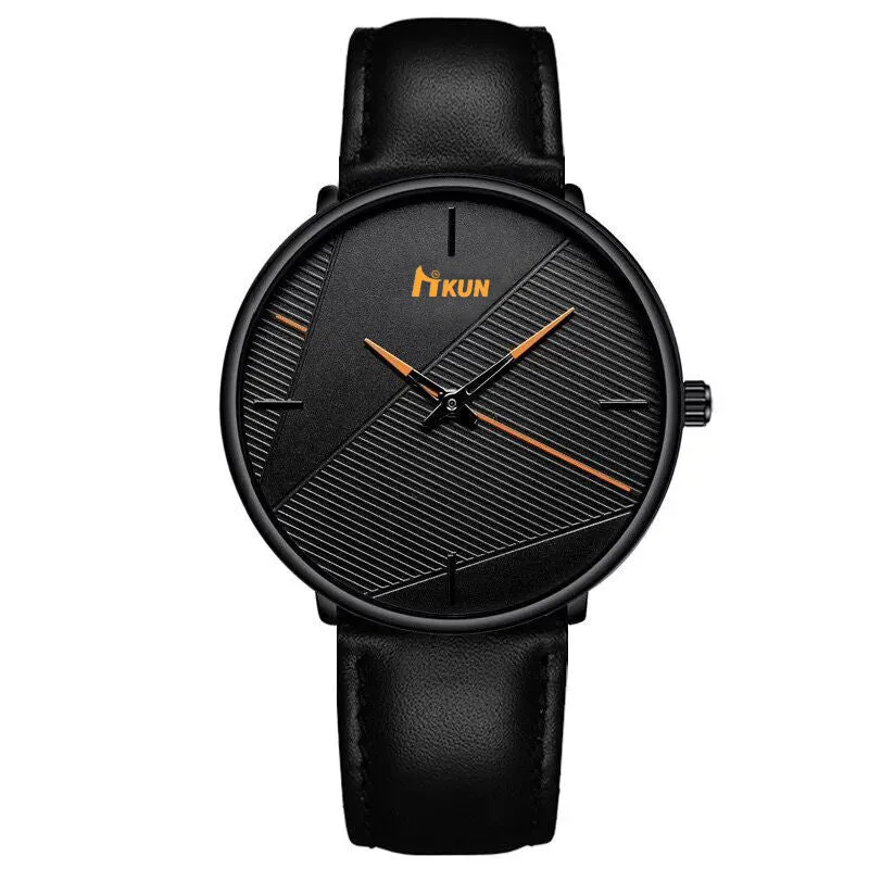 Mesh Strap Watch Fashion Trend Belt Quartz Watch Men's Student