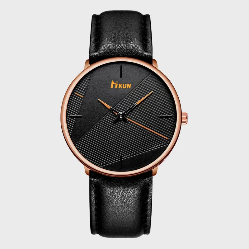 Mesh Strap Watch Fashion Trend Belt Quartz Watch Men's Student