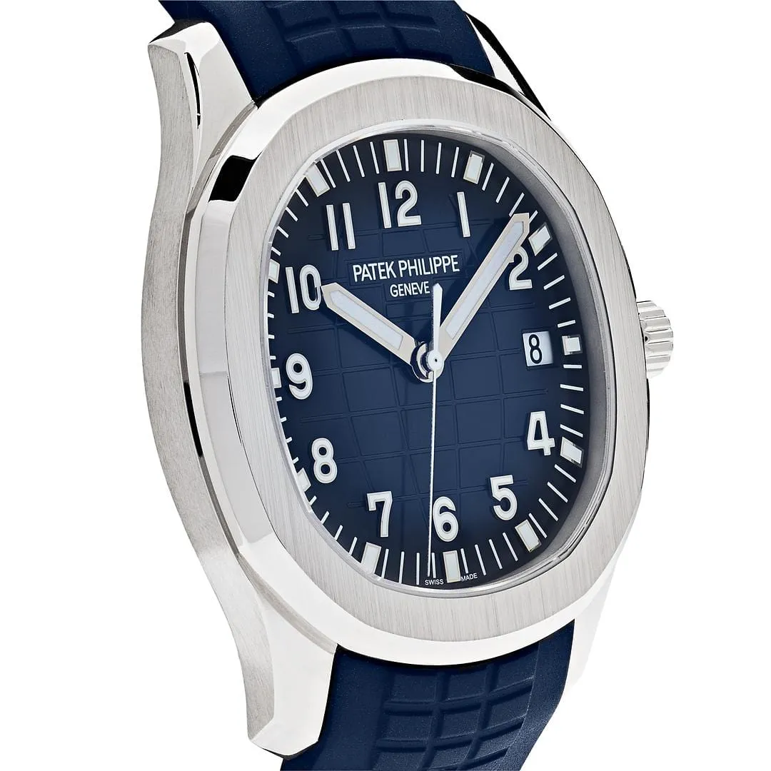 Patek Philippe Aquanaut 5168G-001 White Gold Blue Dial (2024)