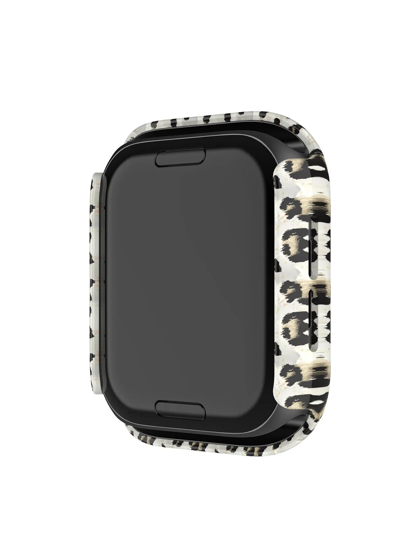 Protective Bumper Case with Screen Protector for Apple Watch 38mm- Leopard Print