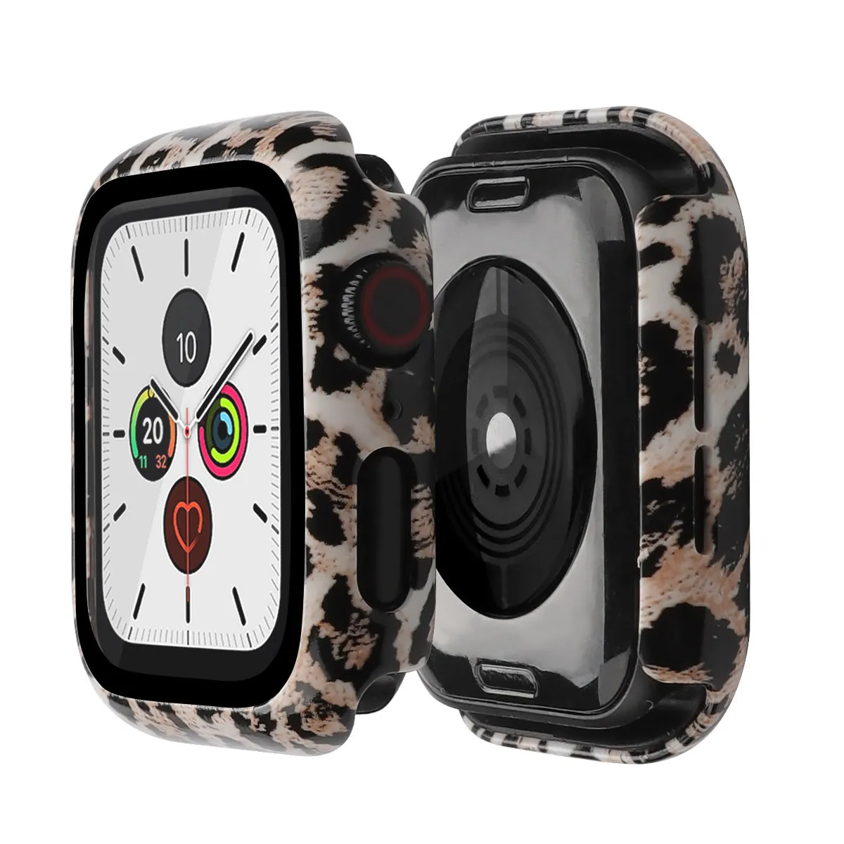 Protective Bumper Case with Screen Protector for Apple Watch 42mm- Leopard Print