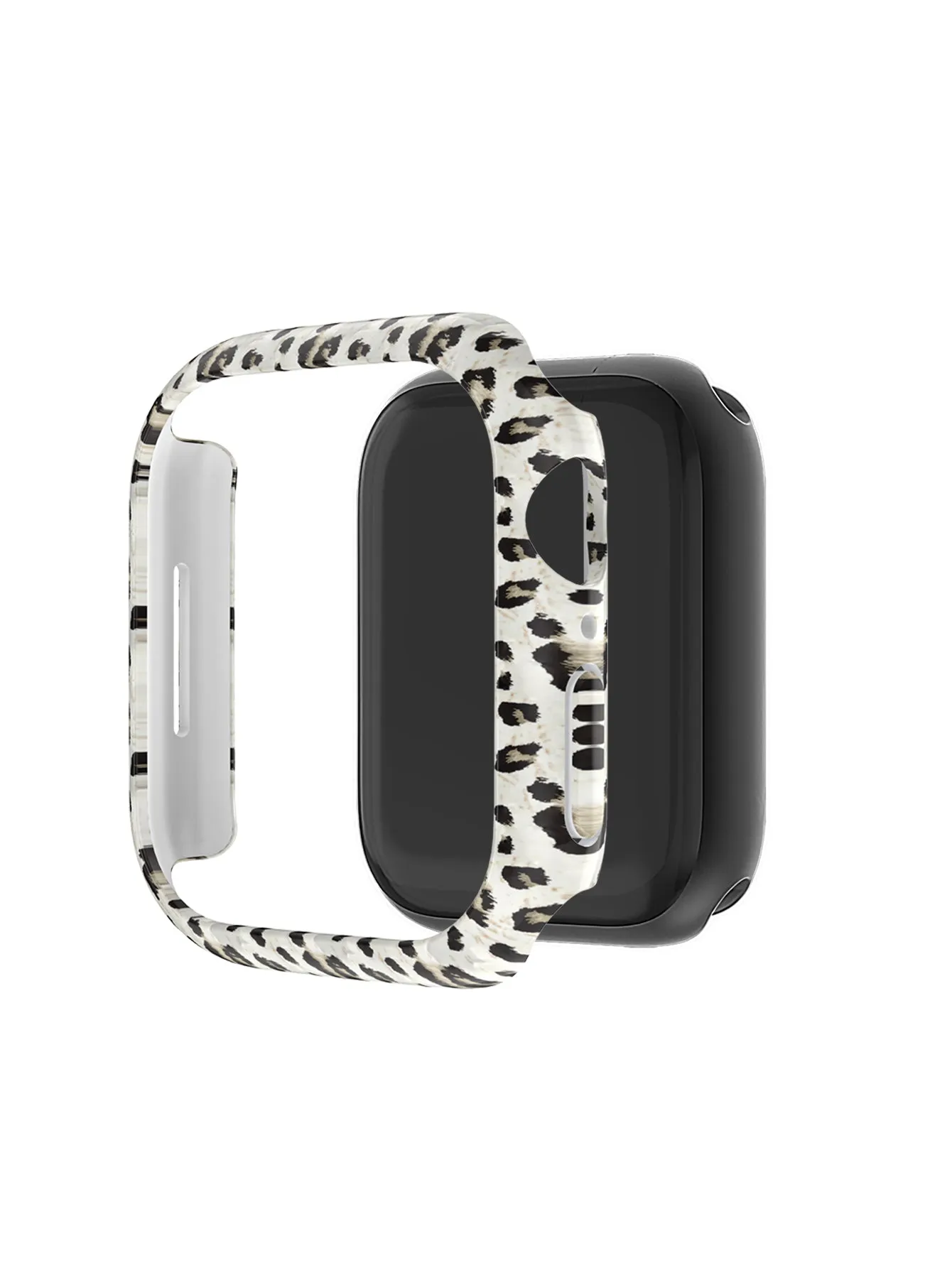 Protective Bumper Case with Screen Protector for Apple Watch 42mm- Leopard Print