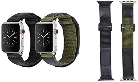 Rugged Nylon Sports Band for Apple Watch 38/40/41mm & 45/44/42mm