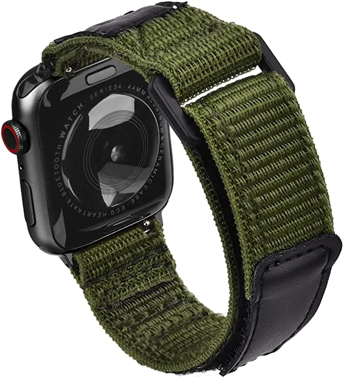 Rugged Nylon Sports Band for Apple Watch 38/40/41mm & 45/44/42mm