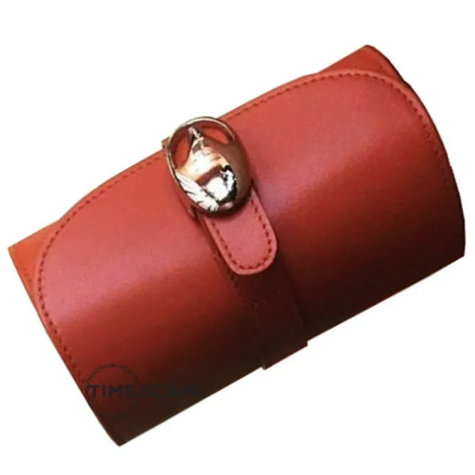 UNDERWOOD (LONDON) -  Small Leather Watch Roll | UN203/TAN