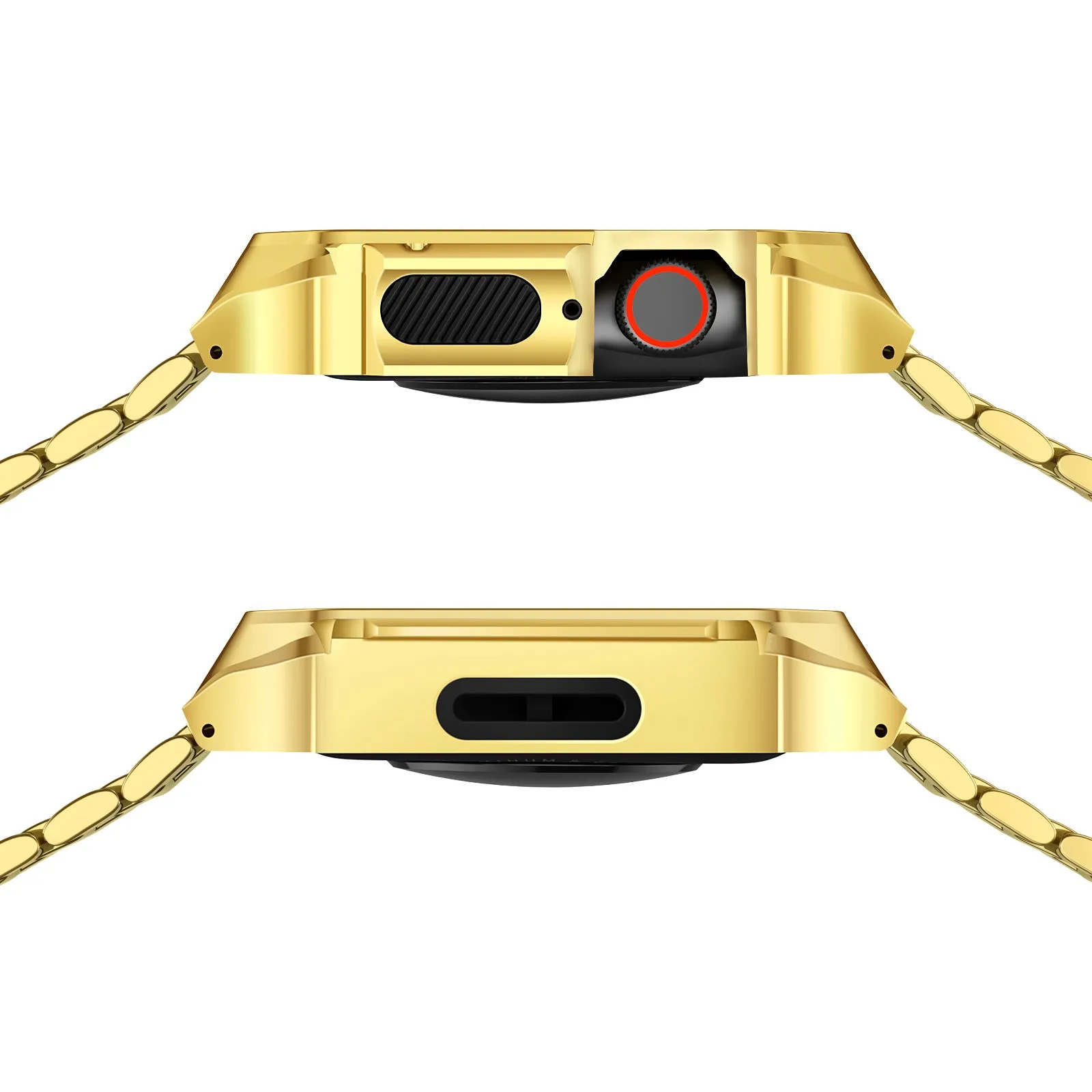 Uni-body Metal Band for Apple Watch 45mm Series 8, Gold