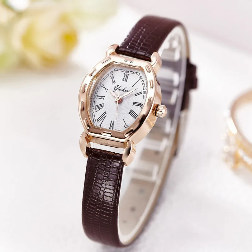 Women's Watch Women's Korean-Style Trendy Retro Belt Electronic Simple Student Ladies Fashion Watch